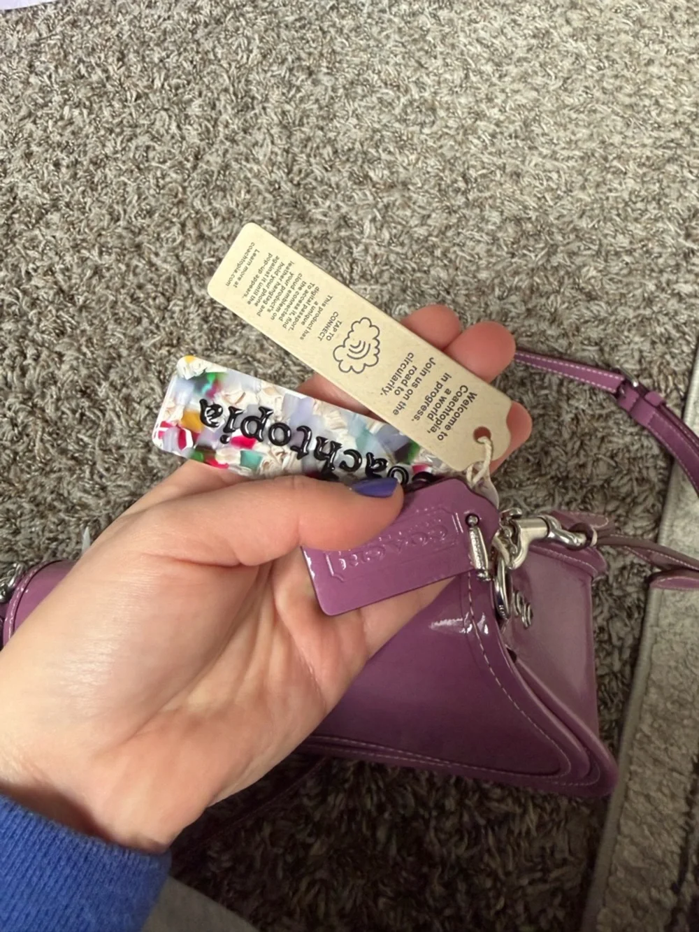 Coachtopia/Coach Wavy Dinky - Lilac Berry - Picture 3 of 11